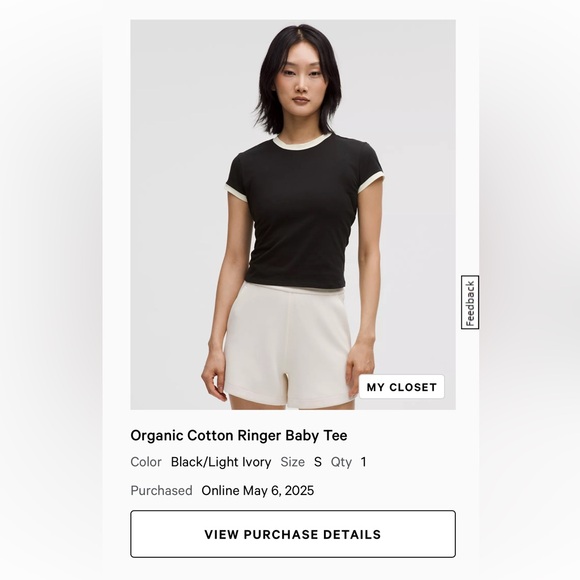 LULULEMON RINGER TEE - Picture 4 of 4